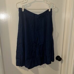 Modcloth Deep Blue A-Line Skirt